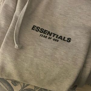 Essentials Fear of God light Gray Sweatpants